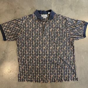 Vintage 90s Penguin Grand Slam golf caddy polo cotton shirt Mens XL RARE